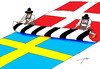 Cartoon: Danish frontier (small) by tunin-s tagged danish,frontier