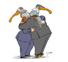 Cartoon: Mortal embrace (small) by tunin-s tagged embrace