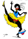 Cartoon: Ukrainian cancan (small) by tunin-s tagged cancan