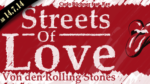 Cartoon: Am 14 Juli 2014 ONLINE (medium) by Carlo Büchner tagged streets,of,love,rolling,stones,bigger,bang,2005,2014,ray,carlo,büchner,parody,song,cartoon,comic,satire,honor,youtube
