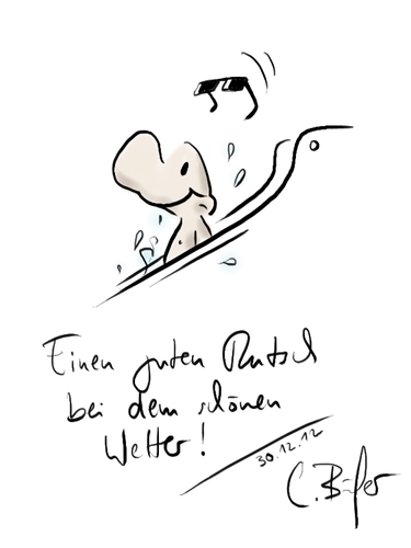 Cartoon: Guten Rutsch (medium) by Carlo Büchner tagged silvester,2012,2013,guten,rutsch,carlo,büchner,arts,ray,happy,new,year