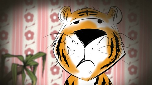 Cartoon: LoseTiger mit Willy Astor online (medium) by Carlo Büchner tagged losetiger,tiger,loser,verlierertyp,willy,astor,carlo,buechner,ray,2014,2015,comedy,clip,youtube,leben,sensibel,melancholie,liebe,love,animals,tiere,katze,cat,lion,leopard,haus,schnee,germany