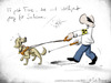 Cartoon: Ach deshalb ist der Mensch so (small) by Carlo Büchner tagged blind,dog,man,human,ray,carlo,büchner,arts,war,menschen,kriege,böse,sadismus,welt,2014,cartoon,humor,satire,spass,fun