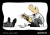 Cartoon: Frohes neues Jahr! (small) by Carlo Büchner tagged silvester,sekt,korken,knockout