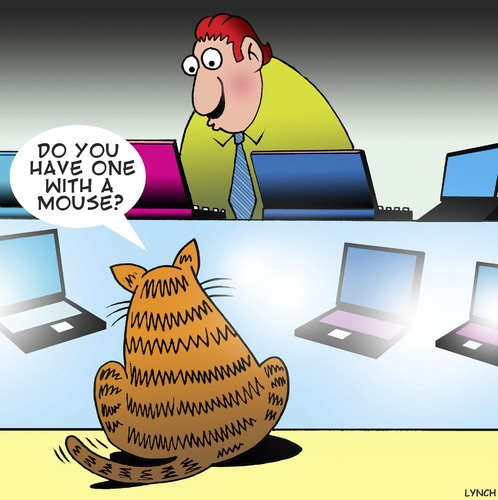 Cartoon: A mouse (medium) by toons tagged cats,mice,mouse,laptops,computers,ipad,tablet,cats,mice,mouse,laptops,computers,ipad,tablet