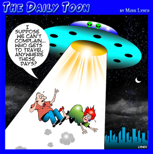 Cartoon: Alien abduction (medium) by toons tagged travel,restrictions,aviation,coronavirus,pandemic,aliens,spaceship,travel,restrictions,aviation,coronavirus,pandemic,aliens,spaceship