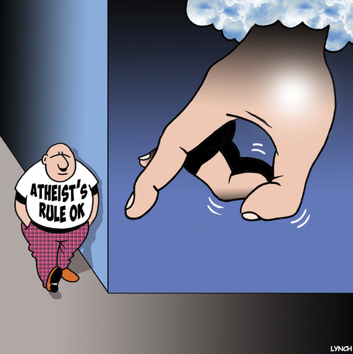 Atheist cartoon Atheist cartoon