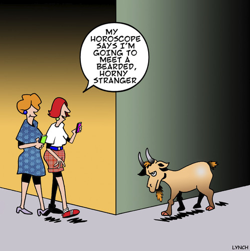 Cartoon: Bearded stranger (medium) by toons tagged billy,goat,horoscopes,animals,horny,billy,goat,horoscopes,animals,horny