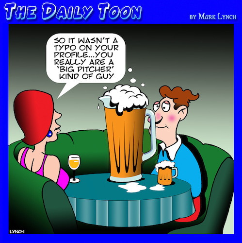 Cartoon: Big picture (medium) by toons tagged beer,pitcher,beer,pitcher