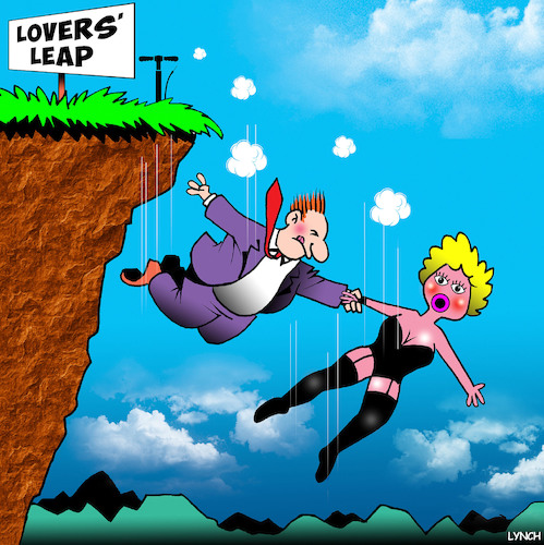 Cartoon: Blow up doll (medium) by toons tagged lovers,leap,blow,up,doll,toys,suicide,lovers,leap,blow,up,doll,sex,toys,suicide