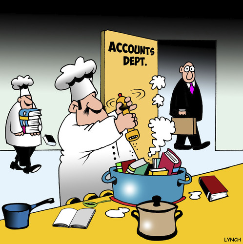 Image result for accountants as cooks