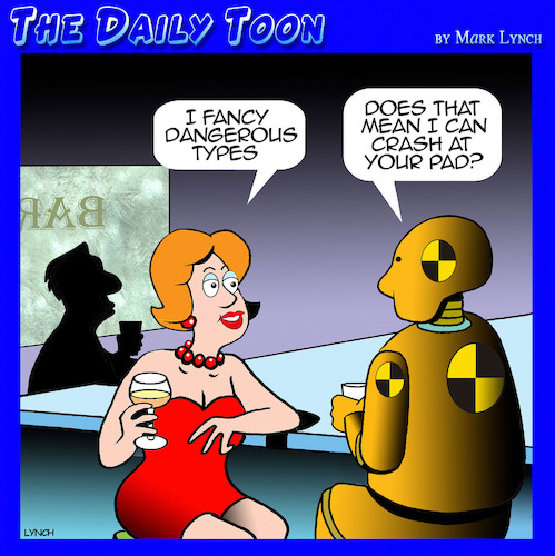 Cartoon: Crash test dummy (medium) by toons tagged flirting,flirting