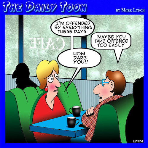 Easily offended cartoon Easily offended cartoon