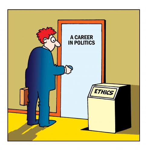 Image result for politics ethics cartoon