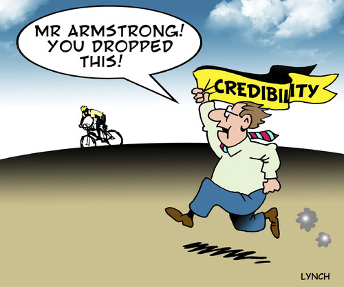 Cartoon: forgot something (medium) by toons tagged lance,armstrong,cycling,drugs,in,sport