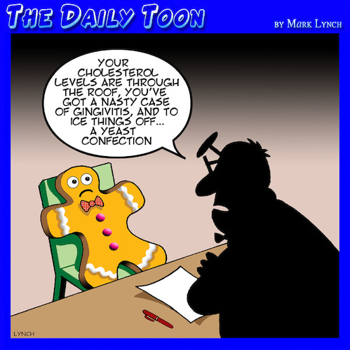 Gingerbread man By toons | Philosophy Cartoon | TOONPOOL