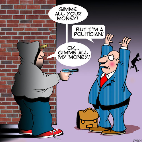 Give me my money By toons Media Culture Cartoon TOONPOOL