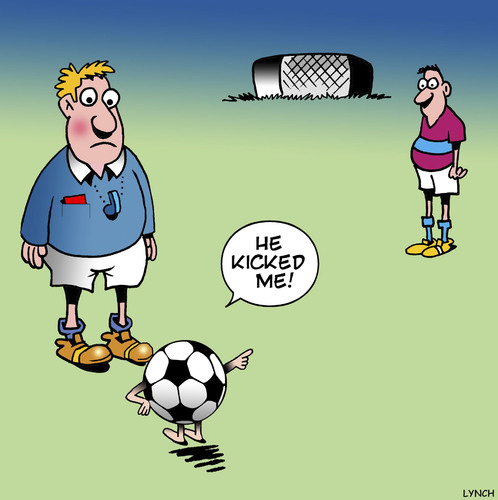 He kicked me He kicked me