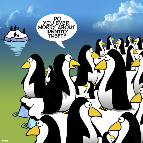 Identity theft cartoon Identity theft cartoon