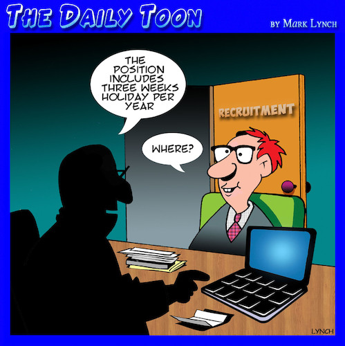 Job interview cartoon By toons | Business Cartoon | TOONPOOL