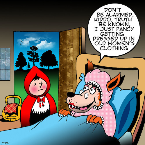 Little Red Riding Hood By toons | Media & Culture Cartoon | TOONPOOL
