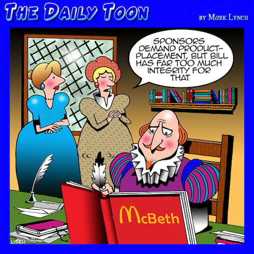 Macbeth By toons | Media & Culture Cartoon | TOONPOOL