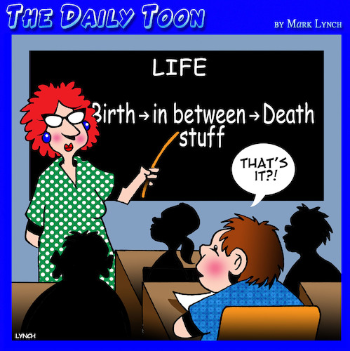 Meaning of life By toons | Media & Culture Cartoon | TOONPOOL