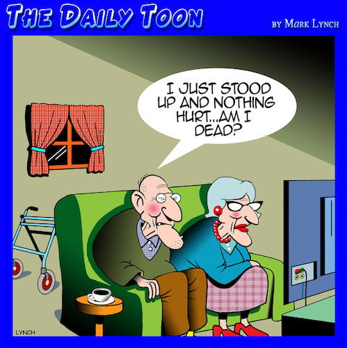 Old age By toons | Media & Culture Cartoon | TOONPOOL