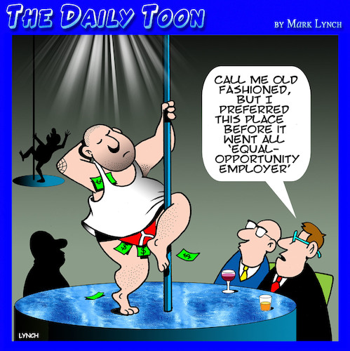 Cartoon: Pole dancing (medium) by toons tagged strippers,men,pole,dancer,strippers,men,pole,dancer