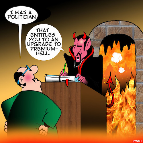 Politician in hell Politician in hell