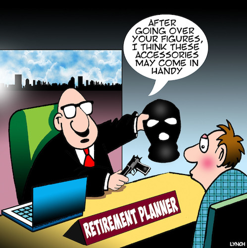 Cartoon: Retirement planning (medium) by toons tagged armed,robber,retirement,planning,pensioners,business,advice,armed,robber,retirement,planning,pensioners,business,advice