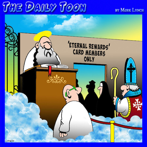 Cartoon: Rewards cards (medium) by toons tagged loyalty,cards,eternal,rewards,loyalty,cards,eternal,rewards