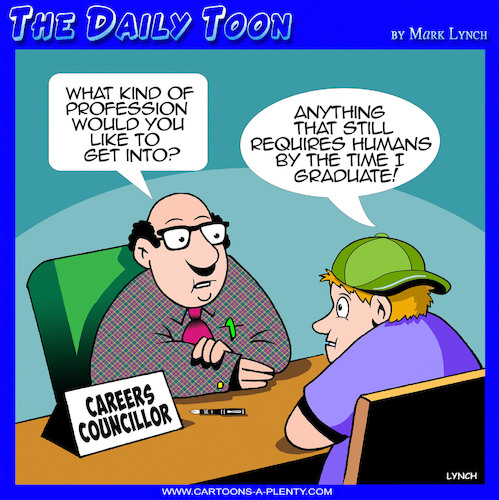 Cartoon: Robots (medium) by toons tagged bots,ai,jobs,careers,artificial,intelligence,job,seekers,bots,ai,jobs,careers,artificial,intelligence,job,seekers