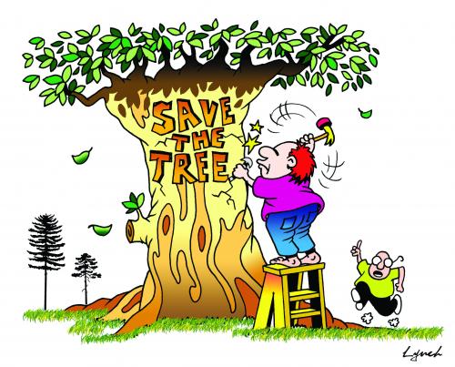 Save The Trees By Toons Nature Cartoon Toonpool