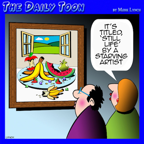 Cartoon: Starving artist (medium) by toons tagged art,masterpiece,artists,still,life,gallery,art,masterpiece,artists,still,life,gallery