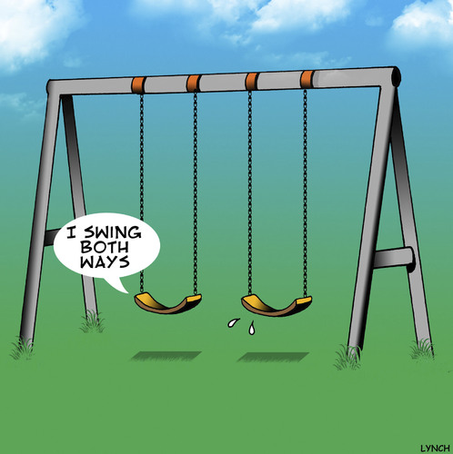 Swings both ways Swings both ways