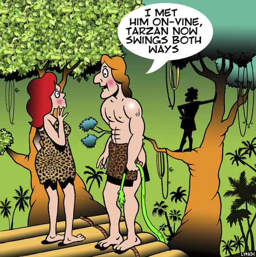 Tarzan swings both ways By toons Love Cartoon T