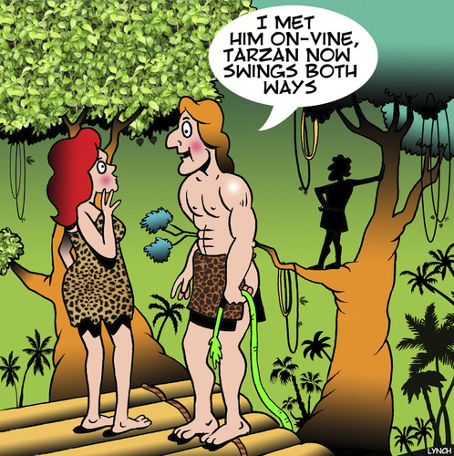 Tarzan swings both ways Tarzan swings both ways