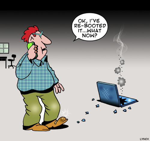 Tech support By toons | Education & Tech Cartoon | TOONPOOL