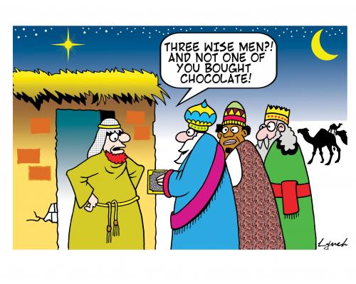 Cartoon: three wise men (medium) by toons tagged xmas,three,wise,men,jesus,joseph,and,mary,nazereth,bible,god,christmas