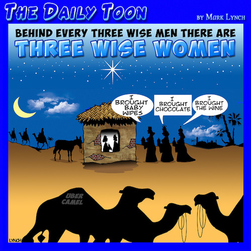 Cartoon: Three wise men (medium) by toons tagged behind,every,man,wise,men,women,bethlehem,jesus,mary,and,joseph,uber,manger,behind,every,man,wise,men,women,bethlehem,jesus,mary,and,joseph,uber,manger