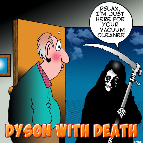 Cartoon: Vacuum cleaner (medium) by toons tagged death,apocolypse,dyson,vacuum,cleaner,death,apocolypse,dyson,vacuum,cleaner