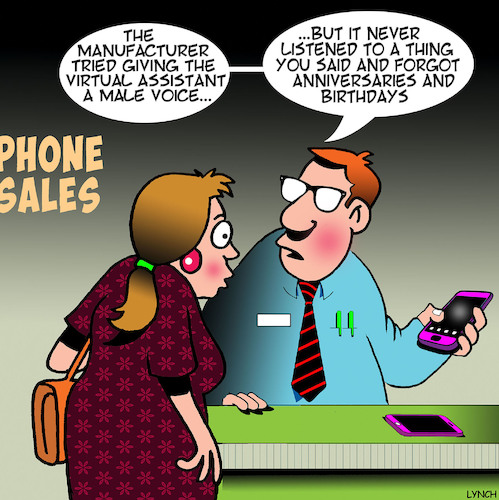 personal assistant cartoon