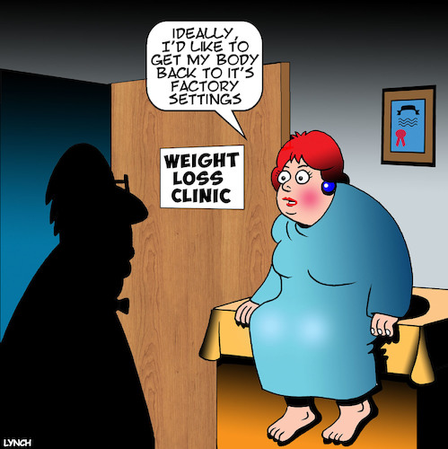Weight loss By toons | Media & Culture Cartoon | TOONPOOL