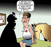 Cartoon: A Mythical illness (small) by toons tagged unicorns,hypochondriac,mythical,figures,medical,horses,horns,animals