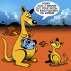 Cartoon: Airbnb (small) by toons tagged airbnb,kangaroos,accommodation,koala,bears,rent,room,backpackers,australia,animal