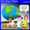 Cartoon: Atlas (small) by toons tagged google,earth,myths