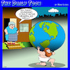 Cartoon: Atlas (small) by toons tagged move,heaven,and,earth,atlas,first,husband
