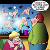 Cartoon: Baby shower (small) by toons tagged baby,shower,weather,raining,showers,newborn,children