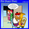 Cartoon: Bagpipes (small) by toons tagged bagpipes,tuba,kilt,scotsman,scotland